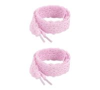 1 paio di stili di balletto eleganti lacci delle scarpe in pizzo per le donne e le ragazze scarpe casual scarpe da ginnastica lacci piatti lacci per scarpe di ricambio in pizzo per le donne