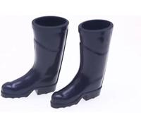 1 paio di stivali di gomma neri 1/12 in miniatura per casa delle bambole accessori da giardino, accessori per casa delle bambole, decorazioni