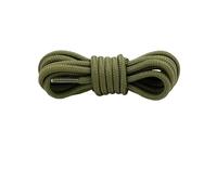 1 paio di stringhe rotondi classici in poliestere per stivali e scarpe da ginnastica in 21 colori, lunghezze 70-150 cm(Army green,120cm)