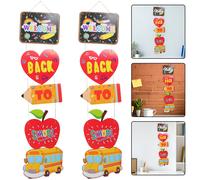 1 paio di striscioni decorativi di benvenuto a scuola | Cartello per veranda |