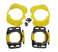 1 paio di tacchetti a sgancio rapido per scarpe da ciclismo, autobloccanti, aerodinamici, per WAHOO SpeedPlay Zero (giallo)