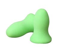1 paio di tappi per le orecchie affusolati in schiuma morbida per donne e uomini, riduzione del rumore, riduzione del suono, copertura per campanello resistente alle intemperie, colore nero, solo