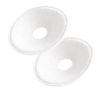 1 paio di targhette per capezzoli, in argento, per l'allattamento al seno, per neonati, per la cura dei capezzoli, essenziali