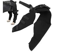 1 paio di tutore per gambe per cani, protezione per zampe posteriori per cani da compagnia Supporto per gambe regolabile per ginocchiere per cani Recupero delle gambe posteriori(S)