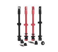 1 paio di valvole tubeless in lega di alluminio superleggera, valvola di tenuta forte, chiave for raggi multifunzione, dispositivo di rimozione del nucleo della valvola(Pink FV 45mm)