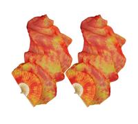 1 paio di veli di danza del ventre , lunghezza 180 cm, ventagli pieghevoli per