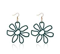 1 paio donna orecchino clip fiore ciondolo orecchio borchie oscillano signora orecchino gioielli accessori san valentino regalo di natale praticoOperazione facile