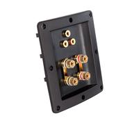 1 Paio Dynavox High-End Bi-Amping-Anschluss-Terminal Vergoldetsteckbrücke 090008