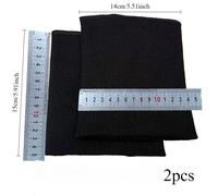 1 Paio Elastico Tessuto a Costine Polsini Maglia Orlo Craft Cotone per Pantaloni