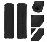 1 paio Ergonomia Copri manico in pelle in microfibra Cucito a mano Manopole per