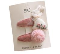 1 Paio Fermagli Per Capelli Per Bambini Cravatte Tenuta E Accessori Per La Selezione Del Colore Fermagli Per Conigli Infantili