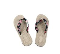 1 Paio Floreale Stampato Su Infradito Floreali Sandali Da Donna Sandali Infradito Da Donna Mimetico Sottile Antitacco Basso Spiaggia Mancare Fiori Sandali Di Paglia