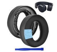 1 Paio Gel Rinfrescante Cuscinetti Auricolari di Ricambio per PS5 Pulse 3D, Padiglioni Cuffie in Tessuto Traspirante e Schiuma di Alta Qualità, Isolamento Acustico e Migliora il Comfort di Utilizzo