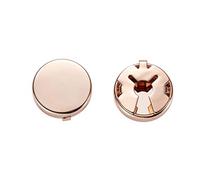 1 paio gemelli rotondi in ottone vintage Copri bottoni in ottone Copri bottoni rotondi Gemelli Set per riunioni formali da uomo