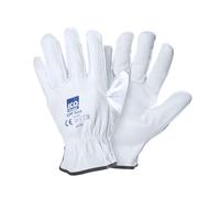 1 Paio guanti da lavoro antifortunistici in pelle fiore Icoguanti