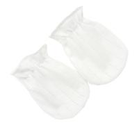 1 Paio Guanti Per Bambini In Cotone 0-12 Mesi Protezioni Delicate Contro I Elastici Garanti Che Garantiscono Comodi Sonno Del Bambino