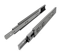 1 paio Guide a estrazione totale KV2-35-H45-L600-SE con dispositivo di autochiusura Lunghezza 600 mm Altezza 45 mm Caricabili fino a 35 kg di SOTECH lo Specialista delle guide per cassetti