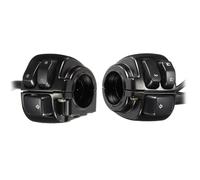 1 Paio Interruttore Luci di Controllo Manubrio Moto (25Mm) con Cablaggio T1Z1