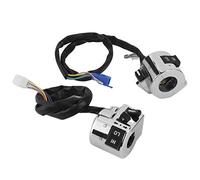 1 Paio Interruttore Manubrio Moto, Parti Interruttore Manubrio Pulsante di Controllo Manubrio Pulsante di Controllo Universale Interruttore Luce Interruttore Indicatori di