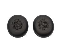 1 Paio Jabra Evolve2 75 Cuffie Similpelle Orecchio Cuscino IN Nero 14101-81 New