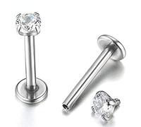 1 paio orecchini da donna orecchini a bottone in argento triangolo adorabile con diamanti artificiali orecchini a clip da 8 mm gancio orecchini a clip accessori per gioielli da donna regalo di amore c