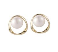 1 Paio Orecchini Di Perle Di Compleanno Creativo Orecchini Chic Romanzo Auricolare Accessori Per Orecchie in Metallo Ciondolo Chic Penzoloni Per Le Orecchie Lega