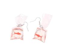 1 Paio Penzoloni Geometrici Orecchini Carini Per Le Donne Orecchini Pendenti Da Donna Orecchino Di Pesce Rosso Koi Fish Beads Koi Fish Ear Stud Mancare Carino Pesce Medio