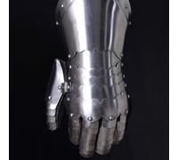 1 Paio Plattenhandschuhe 1 3mm Acciaio Vichingo Plattenhandschuhe Armatura