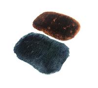 1 Paio Professionale Lustrascarpe Morbido Peluche Wipe Scarpe Spazzole Mittens per Gli Stivali Shoes Altri Pelle Care (Colore Casuale)