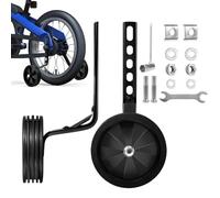 1 Paio Rotelle per Bici Bambini Rotelle Bici Rotelle Bici Bambino per Rotelle Bici 12 14 16 18 20 Pollici Ruote per Allenamento Bici da Bambini (Nero)