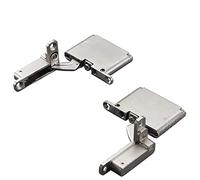 1 paio Salice AIR cerniere con smorzamento 105° nickel opaco da incastrare nel fondo del fronte e del corpo cerniere di mobili cerniere di armadio banda di mobili da SO-TECH®