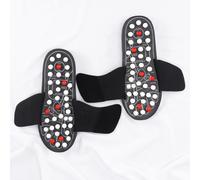 1 paio sandali pantofole da massaggio riflessi agopuntura terapeutica massaggio