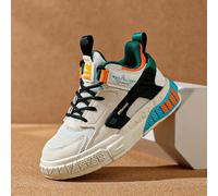 1 Paio Scarpe Casual Da Skateboard E Mesh Per Bambini Unisex, Scarpe Sportive Con Lacci Per Quattro Stagioni, Flessibili E Leggere EUR34,EUR35,EUR36,EUR37,EUR38,EUR39,EUR40,EUR30,EUR31,EUR32,EUR33