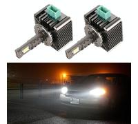 1 paio Serie D3 Auto HID Ballast a LED faro DC12V 35W 6000K 7000LM, 7040 Lampada