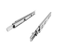 1 paio SOTECH Guide ad Estrazione Totale KV4-45-H45-L500-NF con Staffa di Supporto (Lunghezza 500 mm inserita/Capacità di carico 45 kg) Guida Telescopica