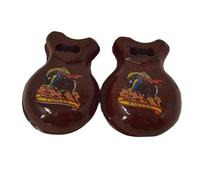 1 paio spagnolo piccolo castagne 6 cm (2-6) naturale legno pino DIMENSIONE per i piccoli