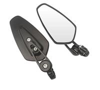 1 Paio Specchietti Retrovisori Laterali Universali Moto In Alluminio Da 7/8" E 22 Mm Specchietti Manubrio(1)
