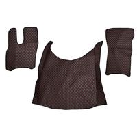 1 Paio Tappetini Nero/Rosso Eco Pelle Per DAF XG 2022 + Camion Modello Automa...