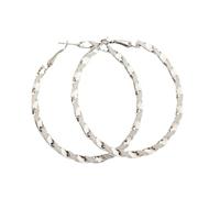 1 paio vendere orecchini a fiore intrecciati orecchini per le donne gioielli di moda doppio lato oro argento placcato orecchiniDesign molto attraente