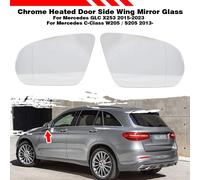 1 Paio Vetro Specchietto Retrovisore BSD Riscaldato Per Mercedes GLC X253 15-23