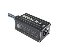 1 Paio XLR Maschio/Femmina 4 Canali Snake 3 Pin XLR/DMX un Ethercon RJ45 Cat5/Cat6 Extender Ethernet per Palco Dal Vivo, Nero