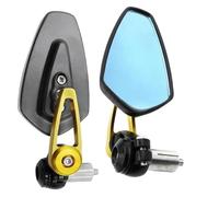 1 Pair 7/8" 22mm Motorcycle Rearview Mirrors Universal Scooter Bar End Handlebar Mirror Rear View Mirror Accessories,Wider Vision