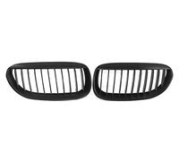 1 Pair Auto Anteriore Rene Paraurti Griglia Per BMW E63 E64 6 Serie 650i Per 2004 2005 2006 2007 2008 2009 2010 Nero Opaco Plastica ABS Griglia Radiatore