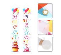 1 Pair Birthday Disaccordo Decor Party Porta Banner Decorative Porta