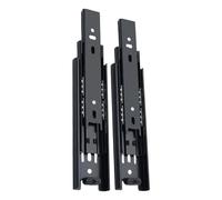 1 Pair Cold Rolled Steels Drawer vetrini ammortizzatori binari Soft Close Track Rails Hardware Facile da Installare Soft Close Track Ferrovia Mobili Hardware