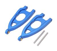 1 Pair RC Front Upper Swing Arms, High Performance Aluminum Alloy Suspension Arms Upgrade Parts for Granite 1/10 RC Car Durable Lightweight CNC Machined Anodized (Blu)