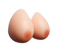 1 Pair Silicone Breast Forms Mastectomy Breast Prosthesis Mastectomy Inserts Bra