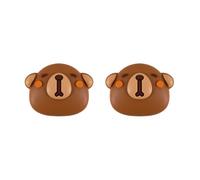 1 Pairs di ricambio Joystick Cap per Steam Controller 2 Simpatico Orso Thumbstick Grips Bastone del silicone Coperture per Steam Controller 2 Anti-Slip Gioco accessorio (Style 1)