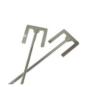 1 Pala Di Agitazione Di Tipo E In Acciaio Inossidabile Con Larghezza Della Foglia Di 30 Mm-120 Mm, Miscelatore SUS304 Utilizzato Nelle Apparecchiature Di Miscelazione Di Laboratorio(60x8x300mm)