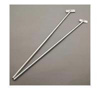 1 pala di agitazione in acciaio inossidabile da laboratorio con lama mobile dritta for agitatore, miscelatore, frullatore, attrezzatura da laboratorio(35x6x300mm)